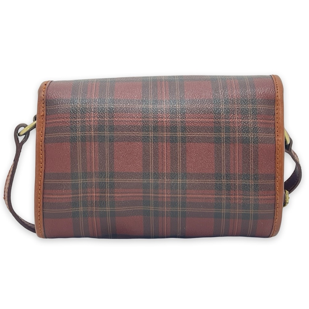 *RARE* Polo Ralph Lauren Red Tartan Mini Crossbody Messenger Bag! - Picture 3 of 17